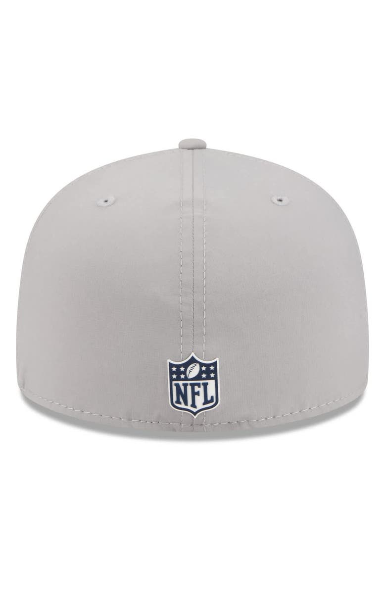 New Era Men's New Era Gray New England Patriots 2025 Sideline  59FIFTY Fitted Hat, Alternate, color, 