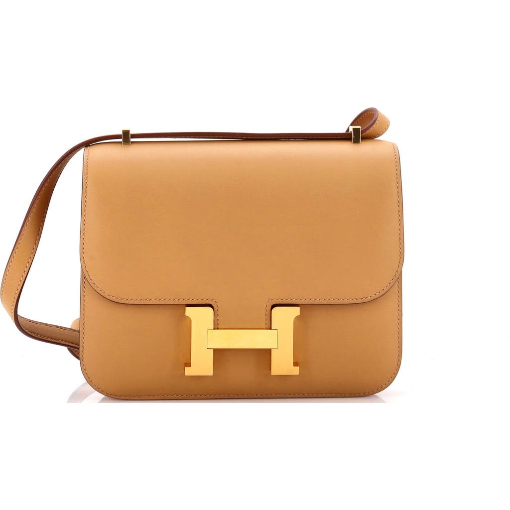 Pre-owned Hermes Hermes Constance Bag Swift 18 In Brown