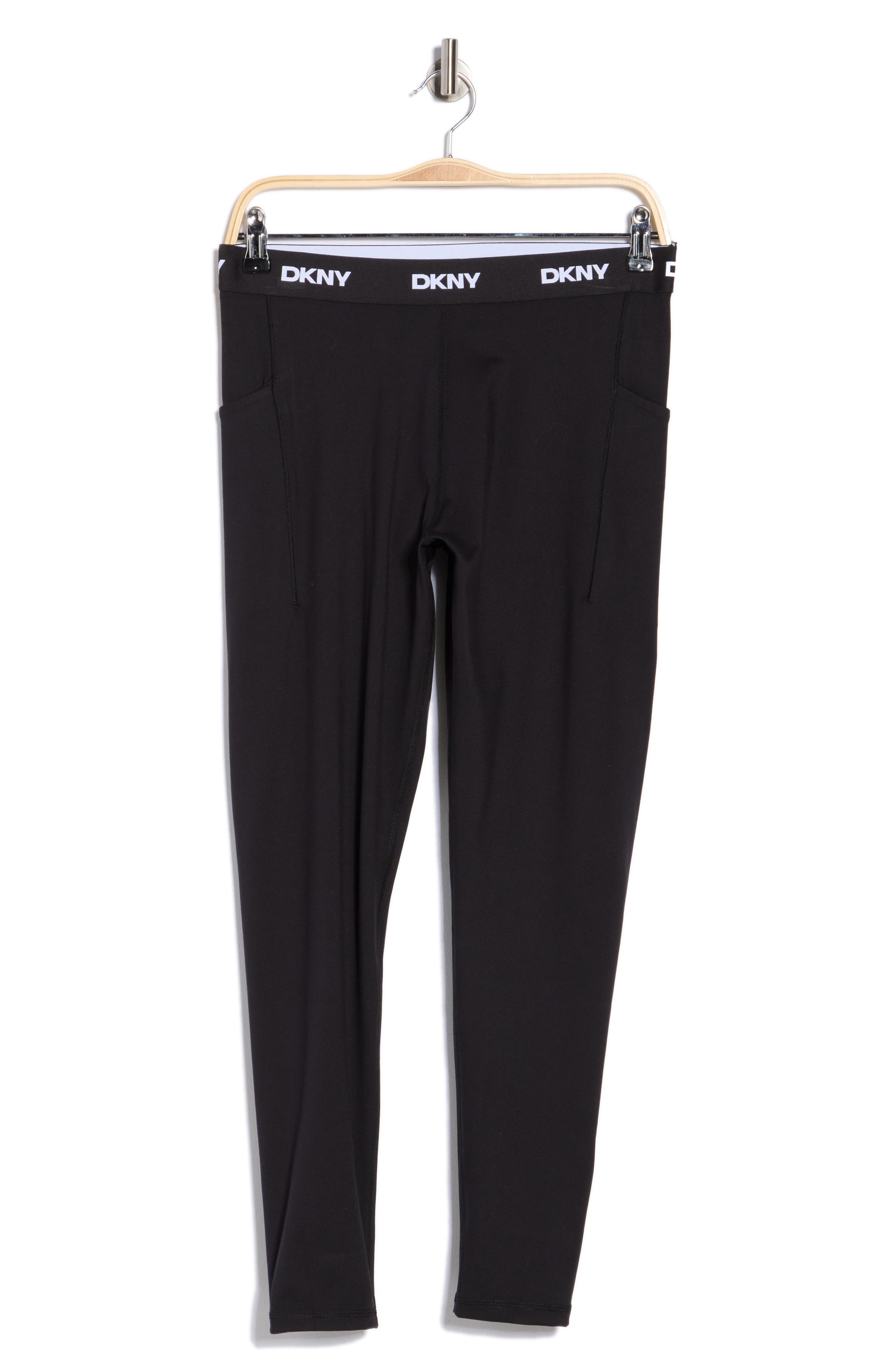 DKNY Logo Elastic Full Length Tights