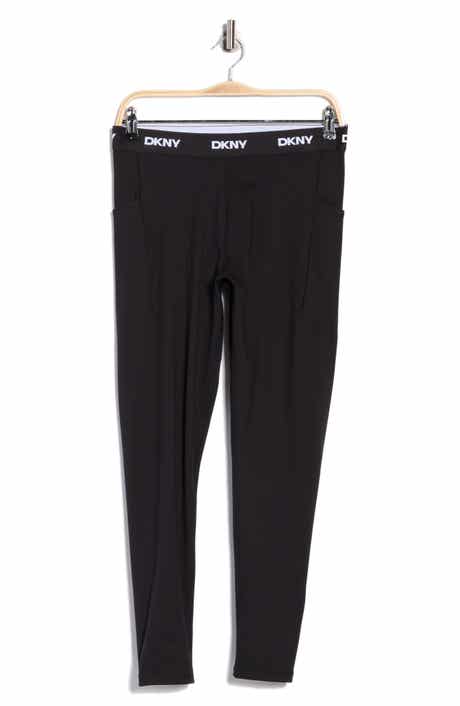 DKNY Logo Elastic Full Length Tights