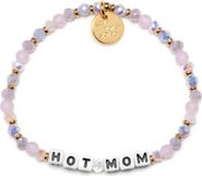 Little Words Project Hot Mom Beaded Stretch Bracelet