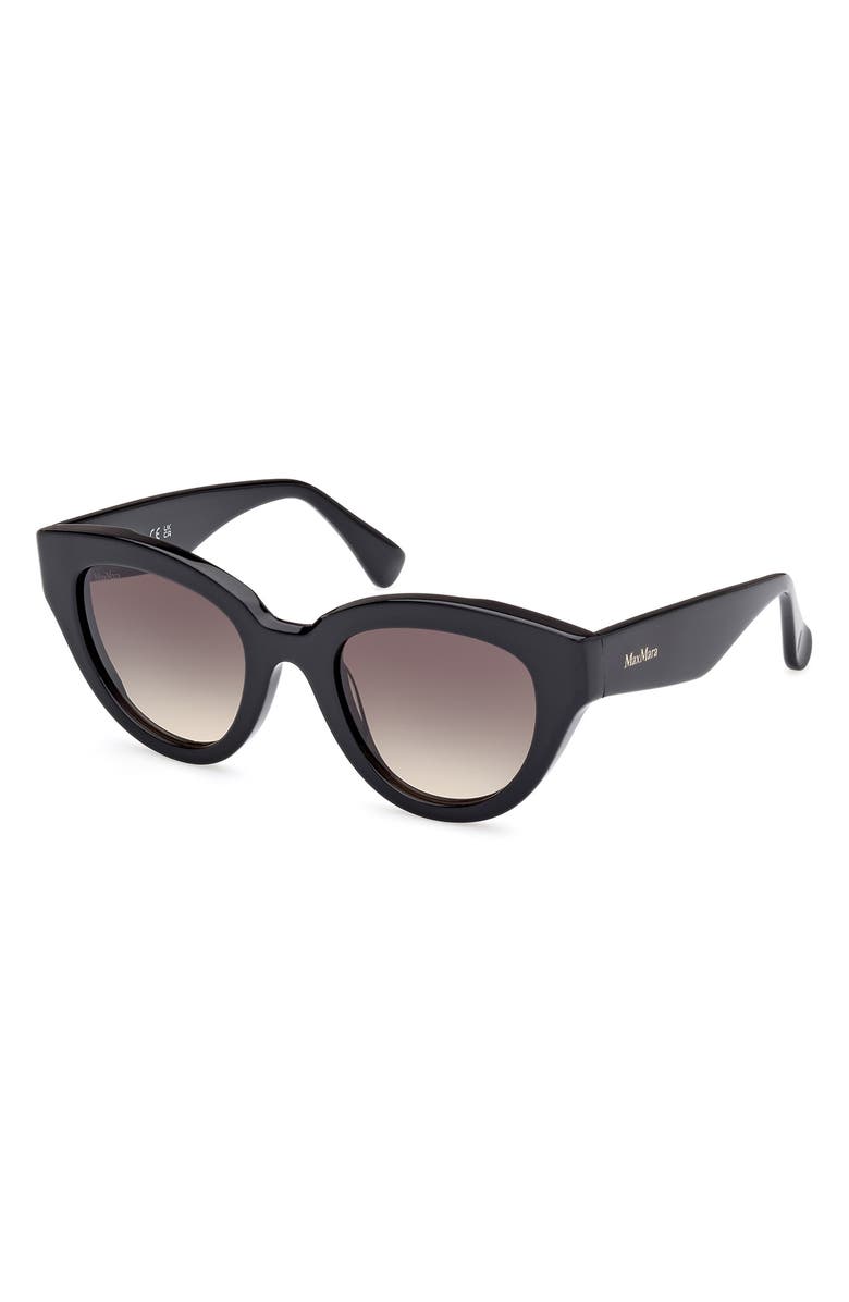 Max Mara Glimpse 50mm Polarized Cat Eye Sunglasses, Alternate, color,