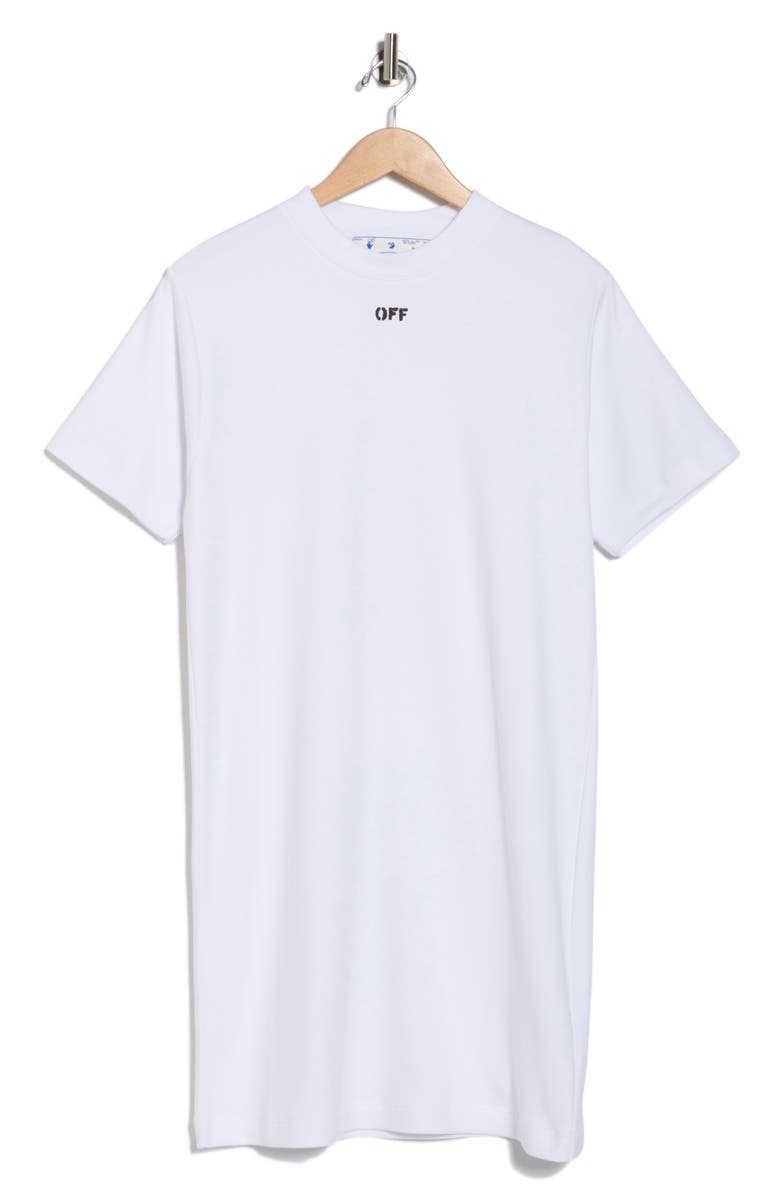 Off-White Off Stamp T-Shirt Dress, Alternate, color, 