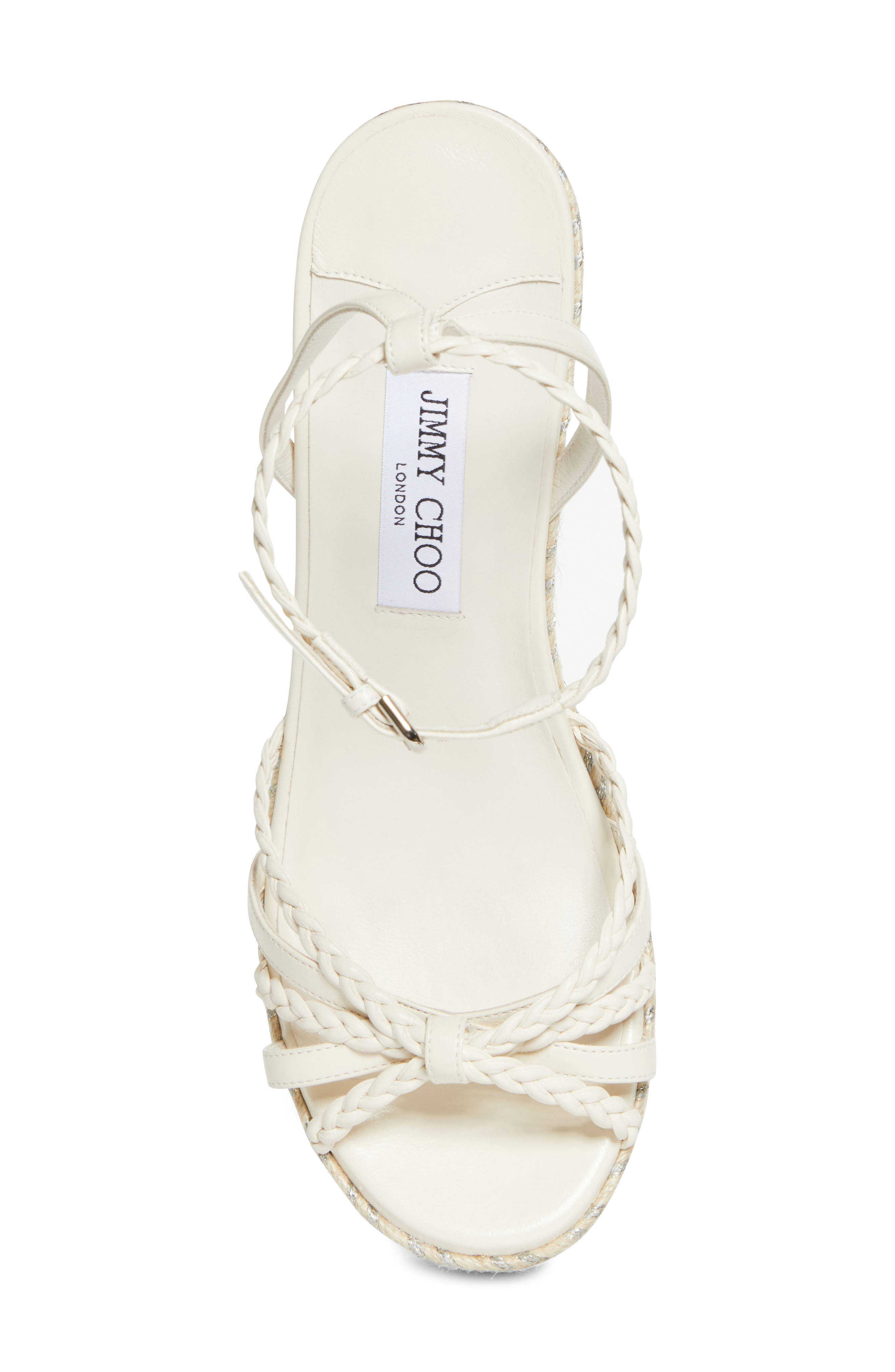 Dree Platform Espadrille Sandal, Alternate, color, LATTE