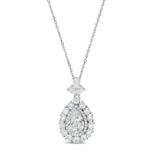 Anna Zuckerman Sunny Isles Crystalline Necklace 7tcw In Champagne