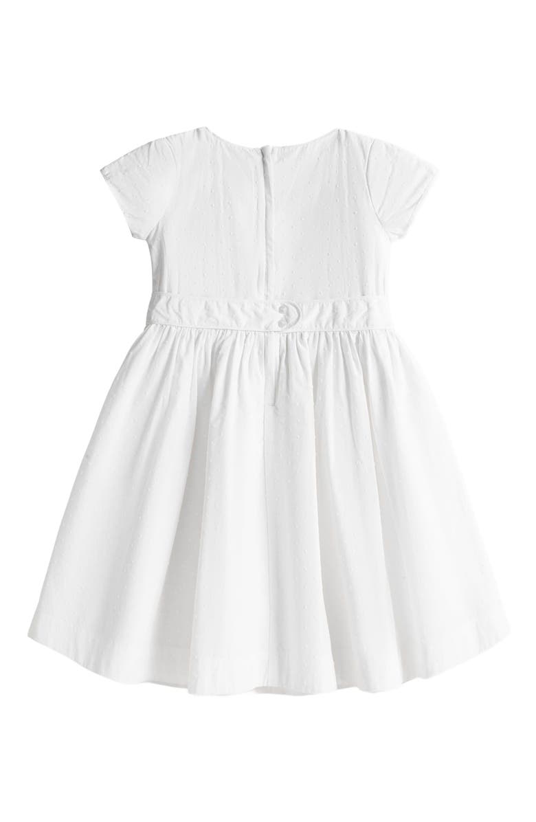 Hope & Henry Baby Girls' Organic Tulip Sleeve Party Dress, Infant, Alternate, color, 