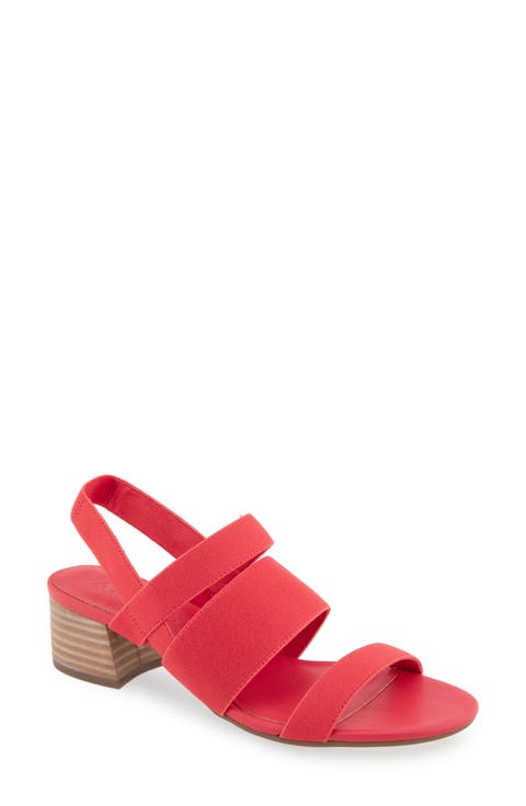 Chara Woven Block Heel Sandal - Multiple Widths Available (Women)