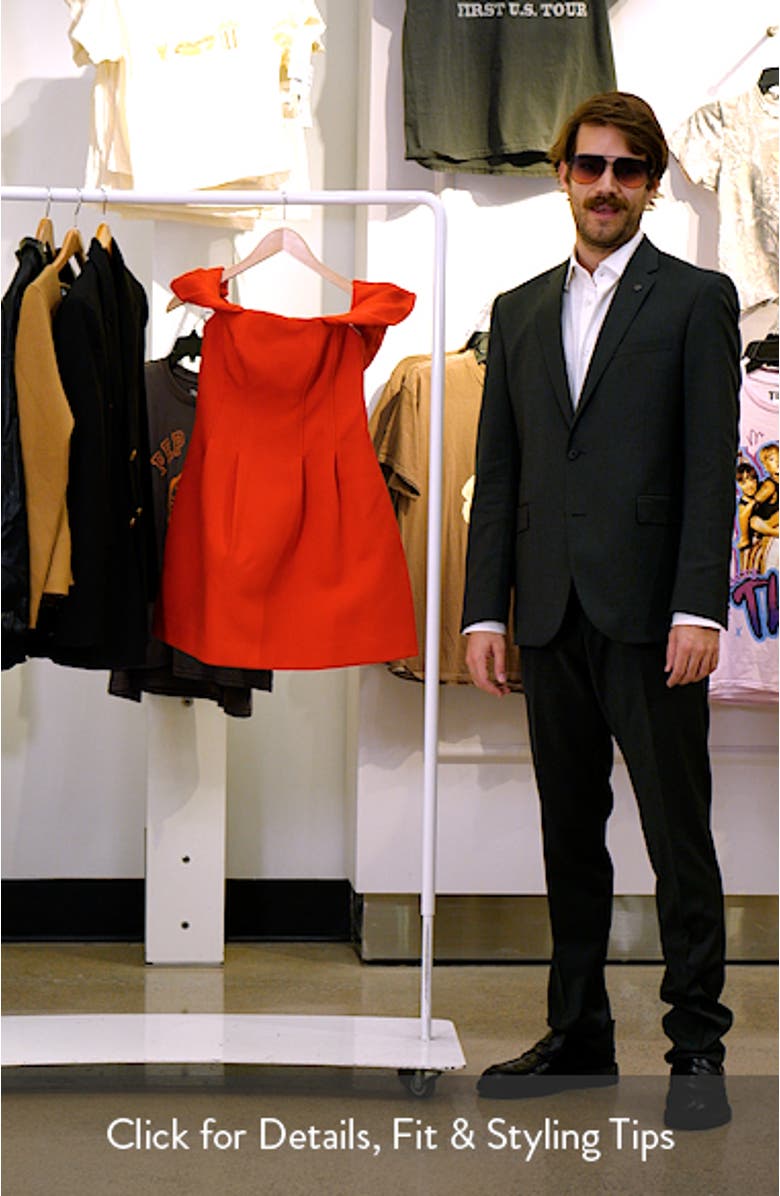 Jacquie Off the Shoulder Minidress, sales video thumbnail