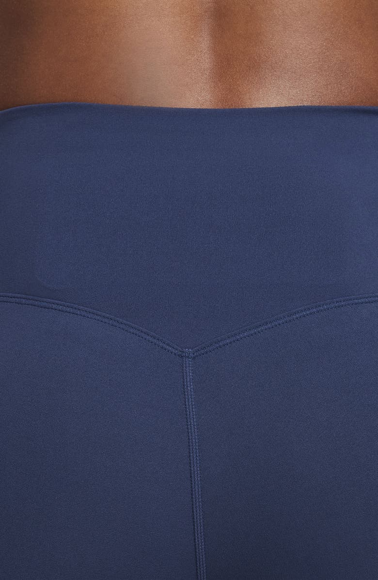 Nike Zenvy Gentle-Support High-Waisted 7/8 Leggings, Alternate, color, Midnight Navy/ Black