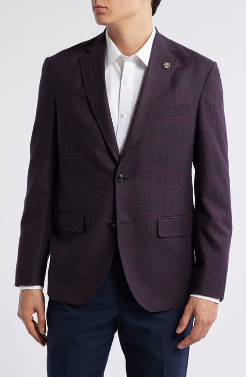 Karl Check Wool Blend Sportcoat