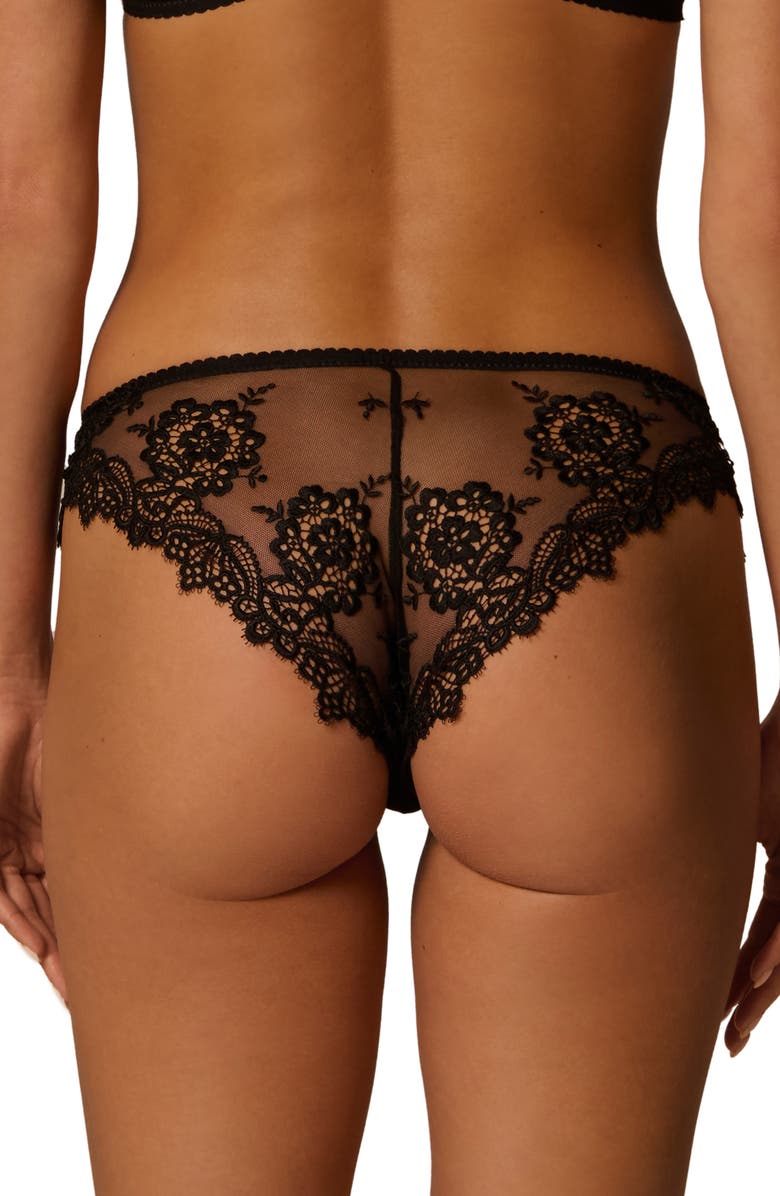 Simone Perele Idole Bikini Briefs, Alternate, color, Black
