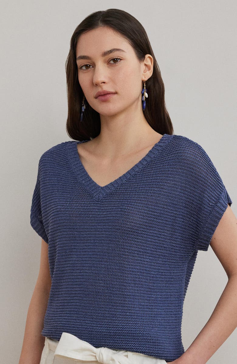 Lauren Ralph Lauren Linen Blend Sweater, Alternate, color,