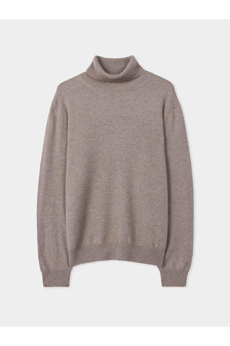 Timeless Turtleneck Cashmere Sweater, Main, color, taupe