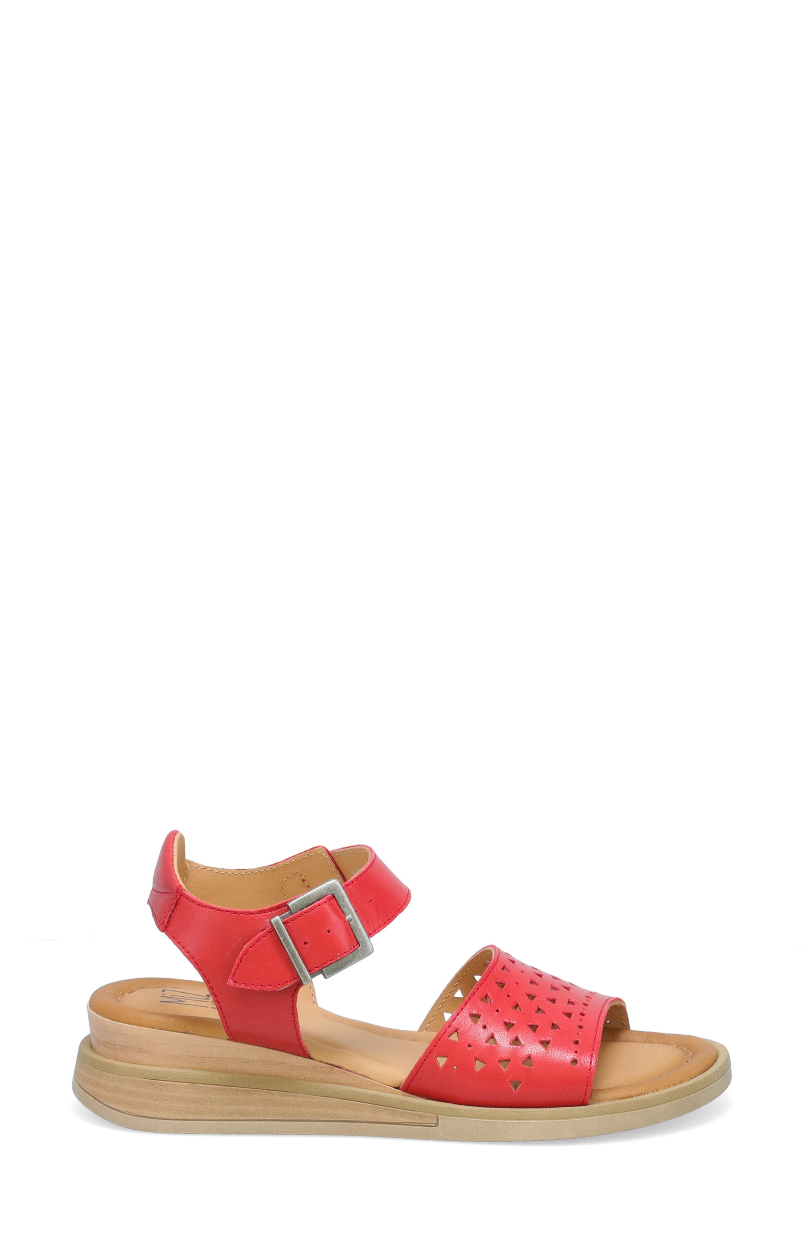 Cayne Sandal, Alternate, color, RED