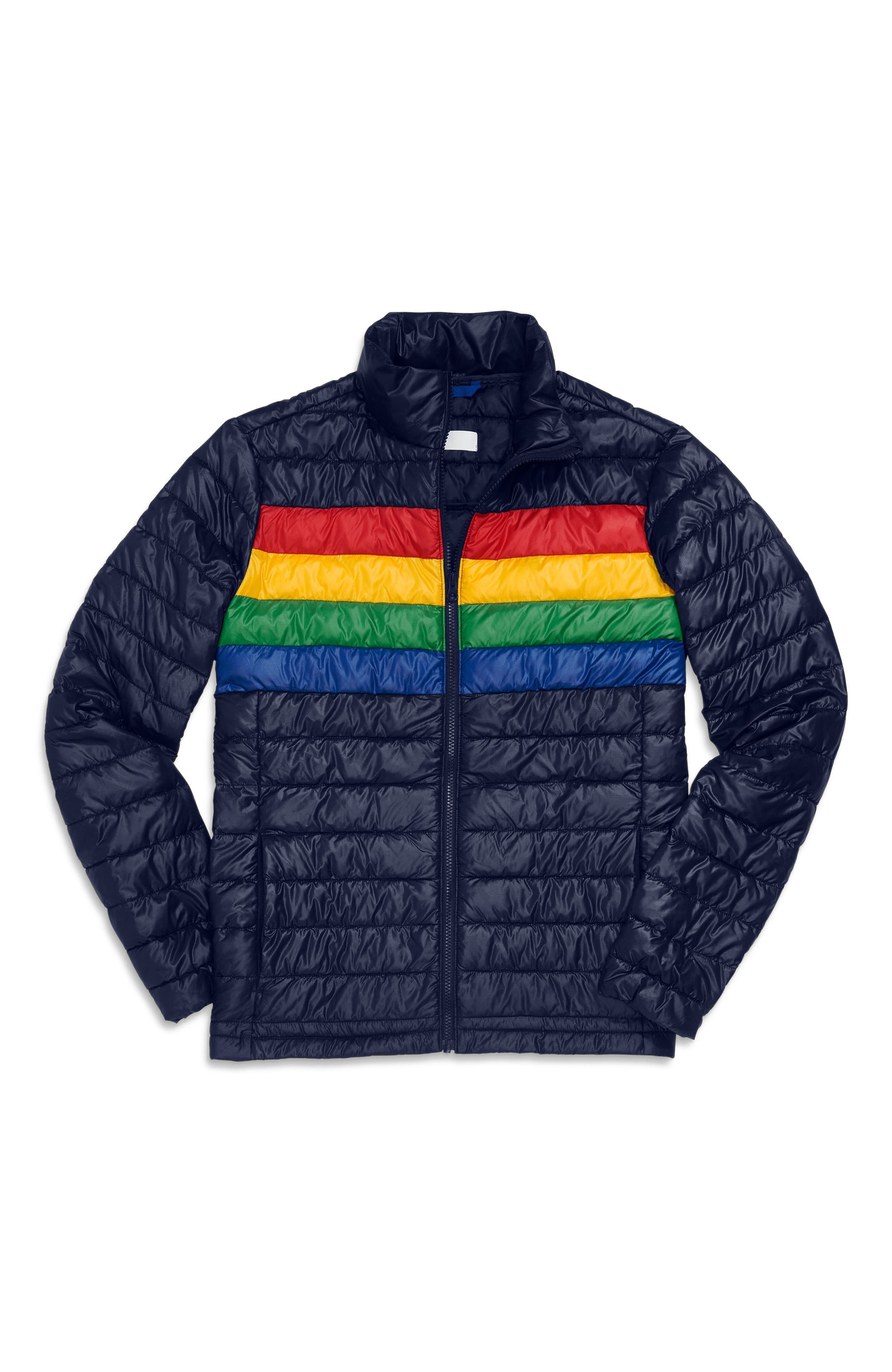 Navy Bold Rainbow