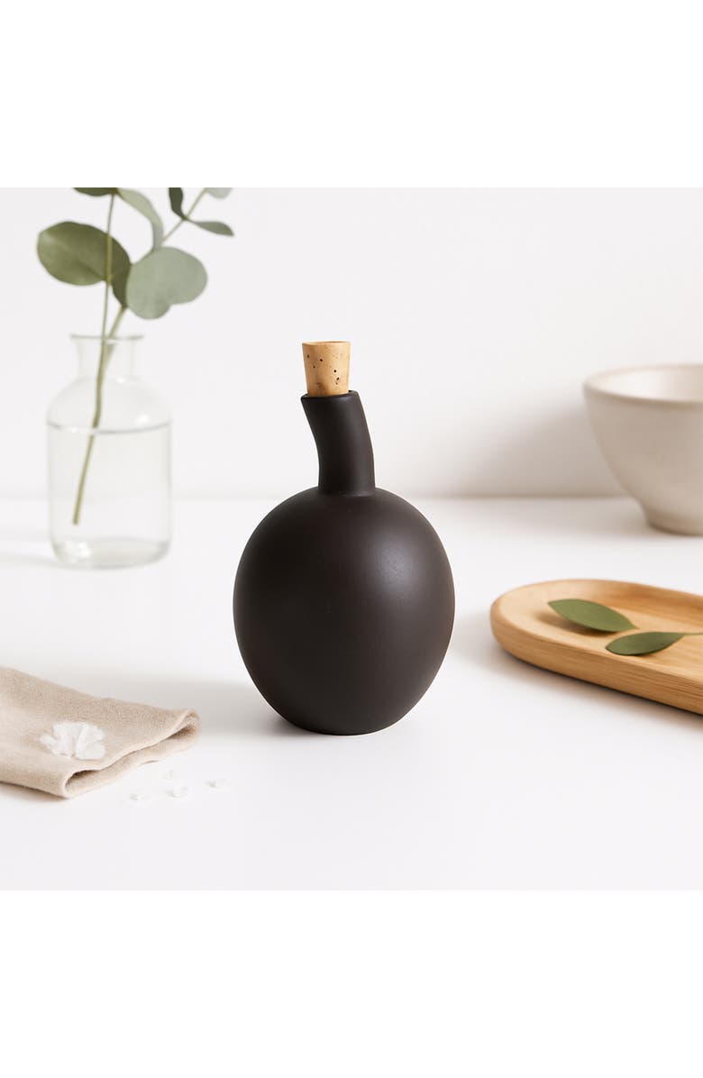 Gharyan Stoneware Zitouna Olive Oil Dispenser, Alternate, color, 