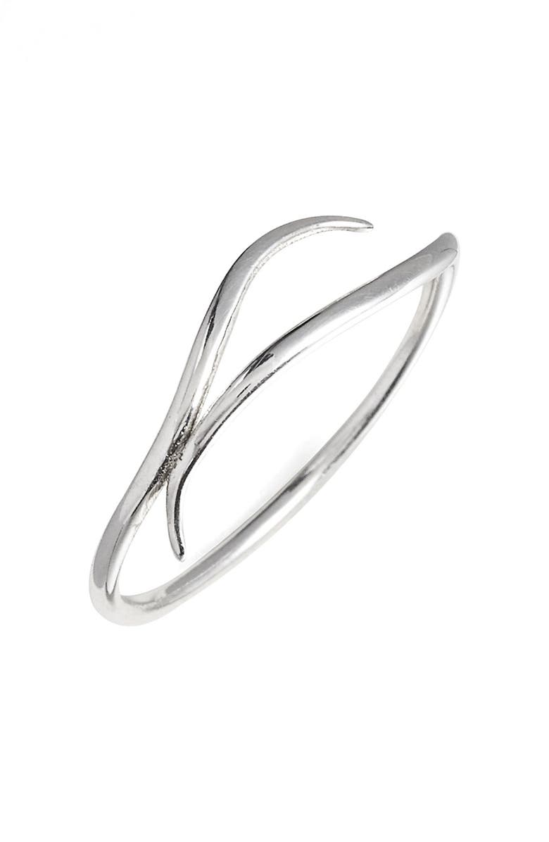 SARAH & SEBASTIAN 'Tenor' Wave Ring, Main, color, 