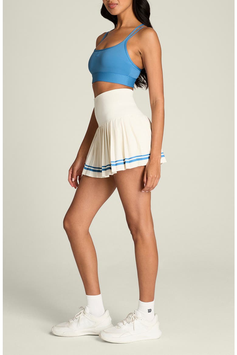 Midtown Performance Tennis Skirt, Alternate, color, ALLY BLUE