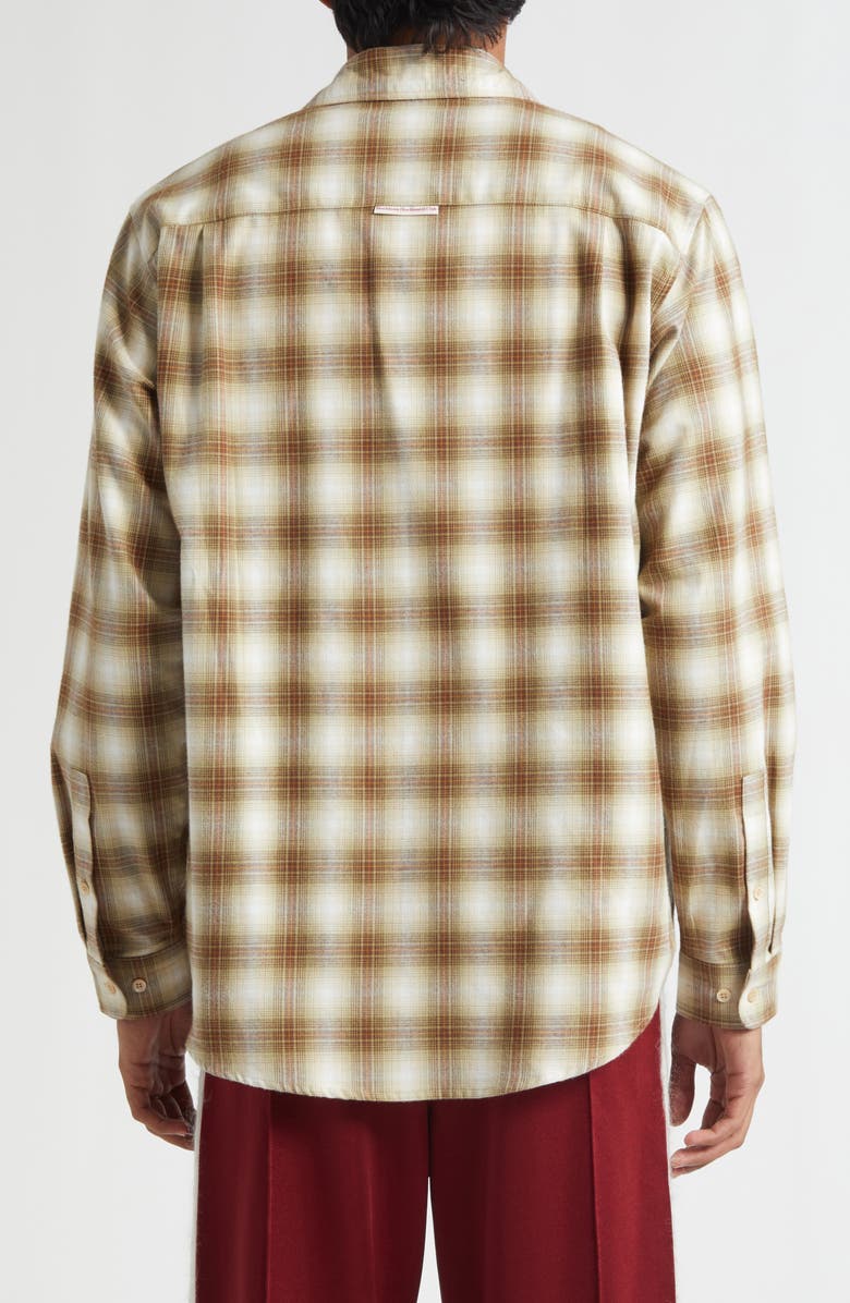 STOCKHOLM SURFBOARD CLUB Flynn Plaid Flannel Button-Up Shirt, Alternate, color, Tartan