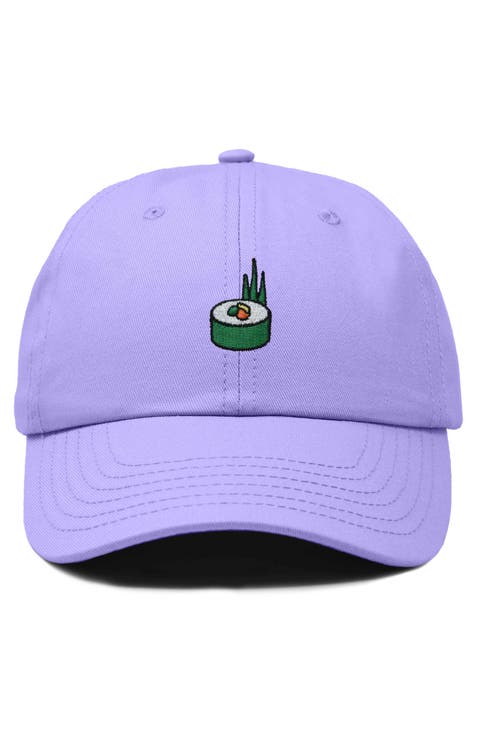 Sushi Roll Embroidered Dad Hat