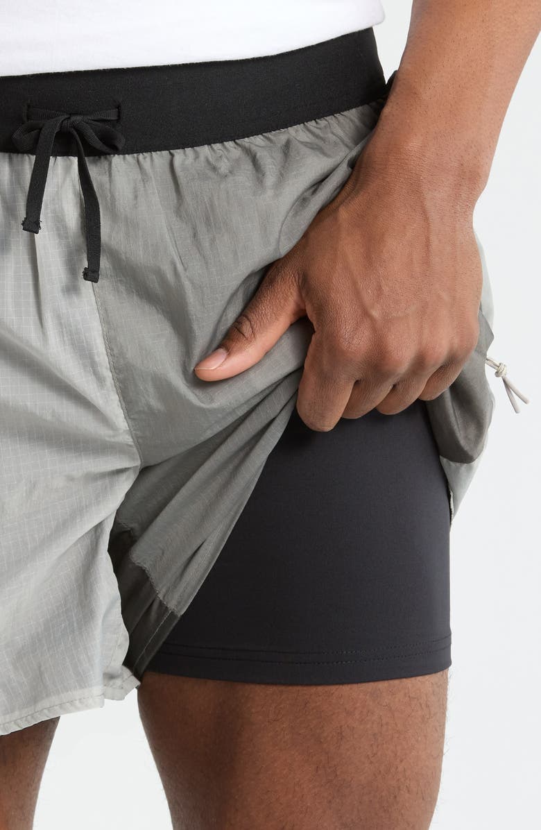 RC Outdoor Supply Griffith Running Shorts, Alternate, color, Fog Gradient