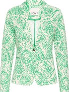 ICHI Ikat Print Jacket