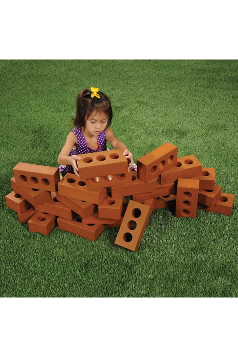 Foam Brick Builders - Set of 25, Alternate, color, Multicolor