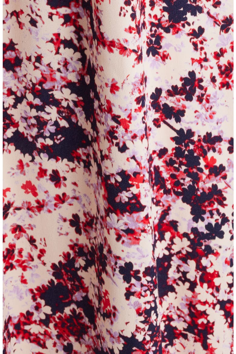 Davivio Tie Belt Long Sleeve Shirtdress, Alternate, color, HOPE FLOWER FANTASY
