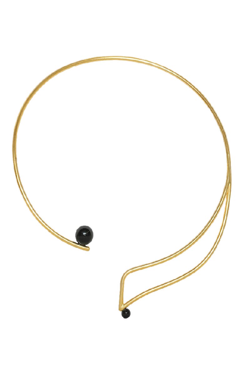 Dotto Objects Swara Necklace, Main, color, Gold