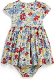Ralph Lauren '50s Floral Cotton Poplin Dress with Bloomers