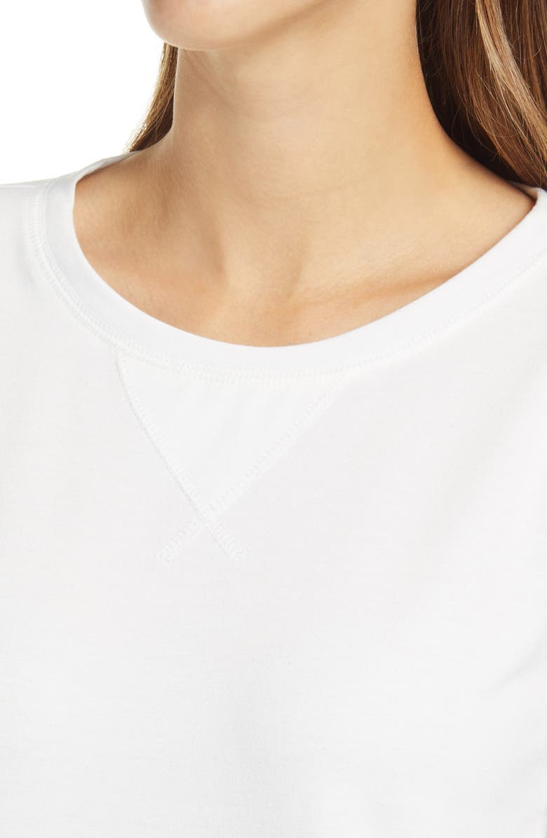 GIBSONLOOK Shirttail Sweatshirt, Alternate, color, White