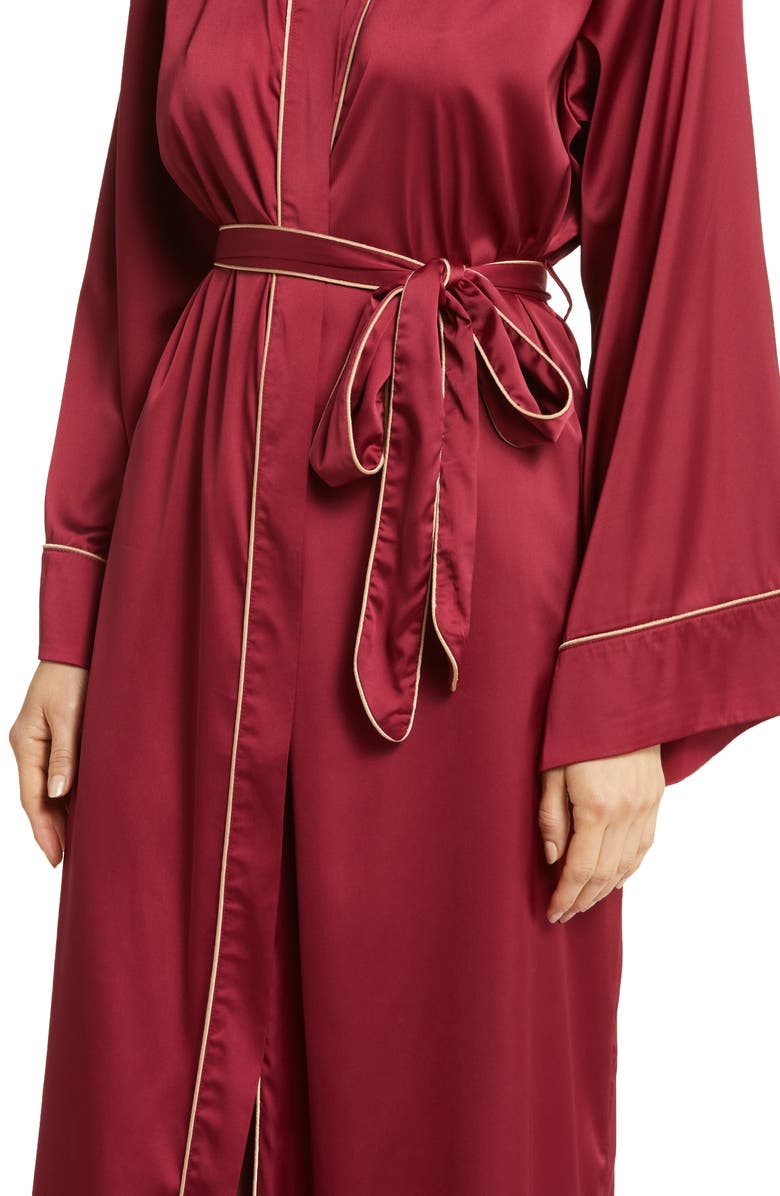 KILO BRAVA Satin Maxi Robe, Alternate, color, 