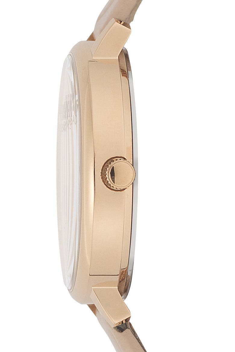 La Villette Leather Strap Watch, 36mm, Alternate, color, LIGHT ROSE/ ROSE GOLD