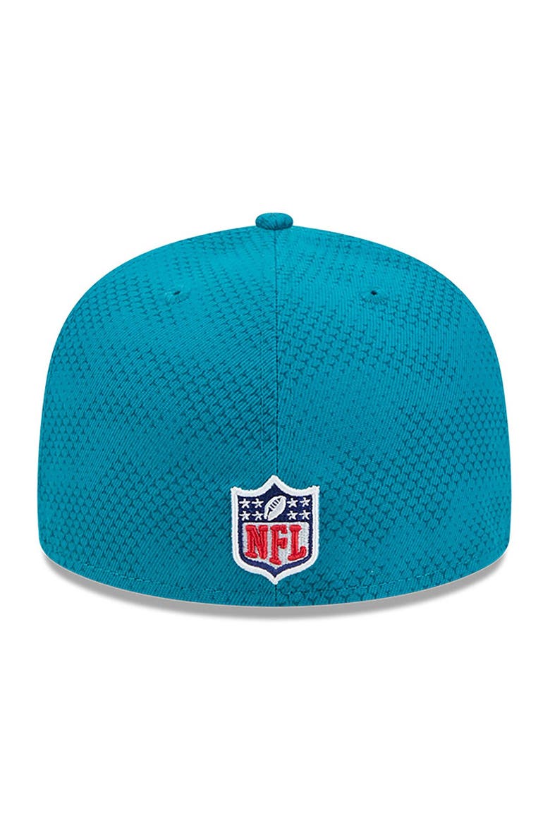 Men's New Era  Teal Jacksonville Jaguars 2024 Sideline 59FIFTY Fitted Hat, Alternate, color, Teal