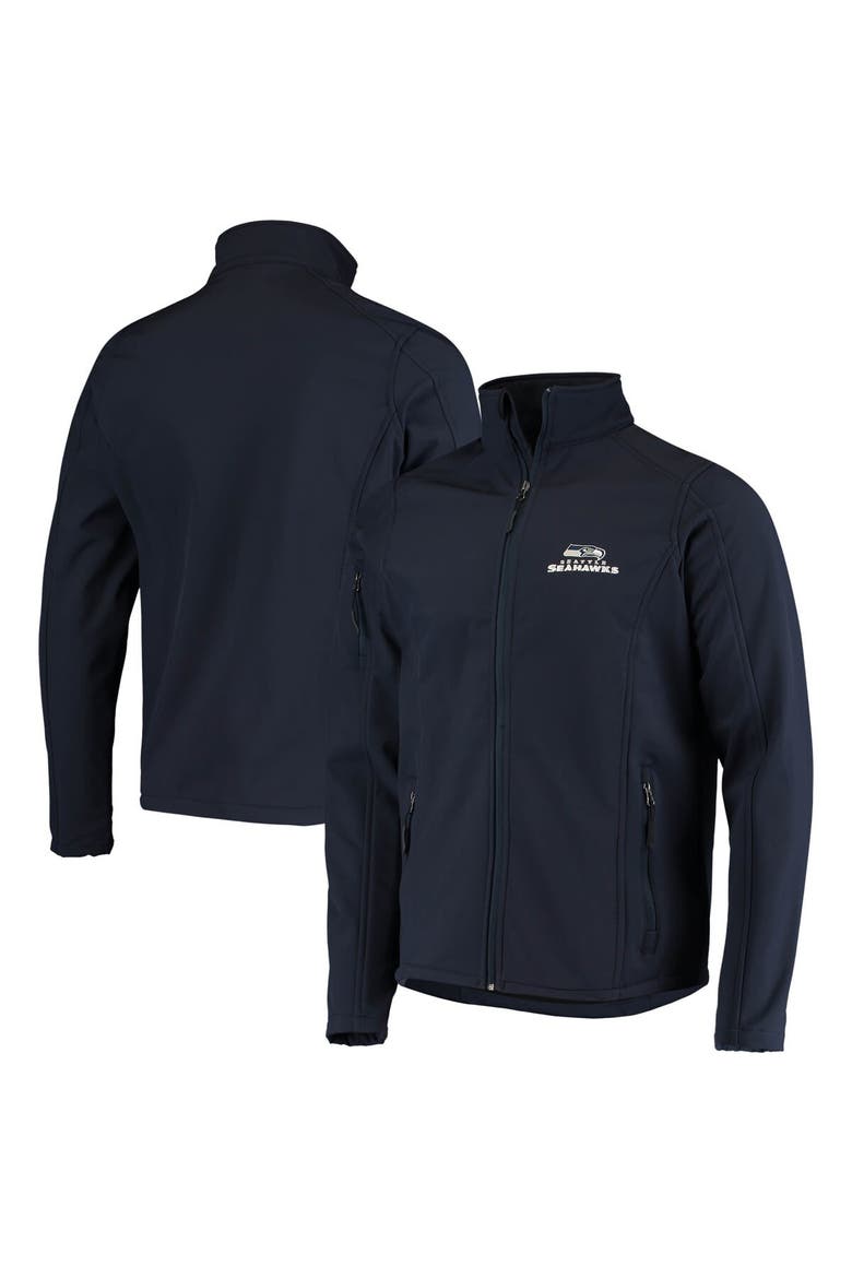 Men's Dunbrooke Navy Seattle Seahawks Sonoma Softshell Full-Zip Jacket, Main, color, Navy