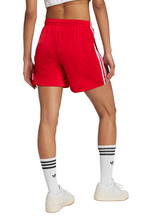 Adidas Originals Adidas Firebird Recycled Polyester Shorts In Red