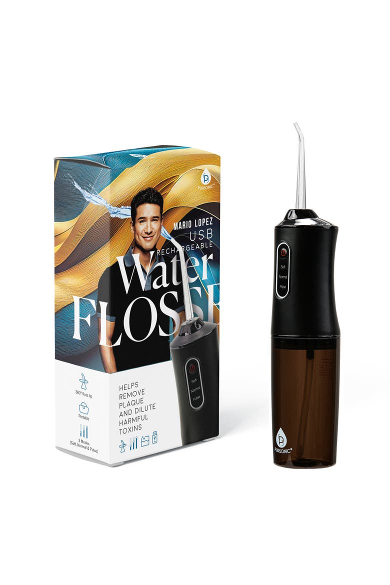 Mario Lopez USB Water Flosser, Alternate, color, Multicolor