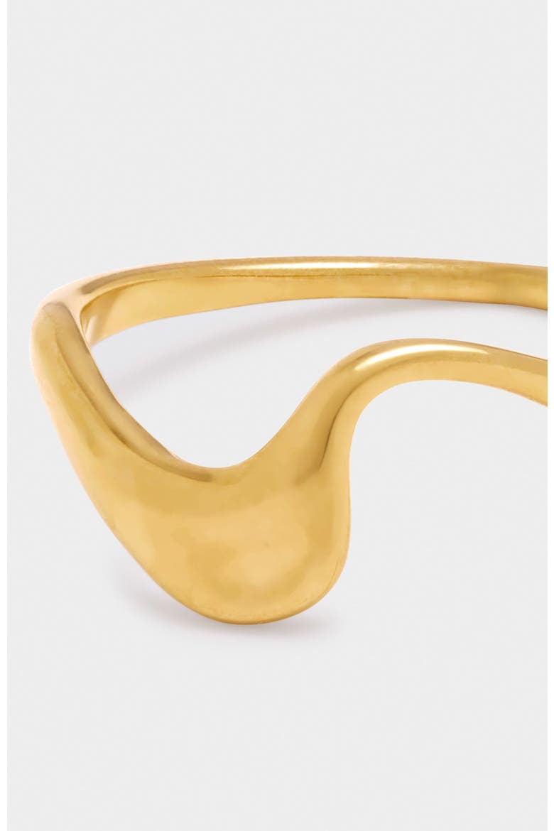 Marina Wave Ring, Alternate, color, Gold