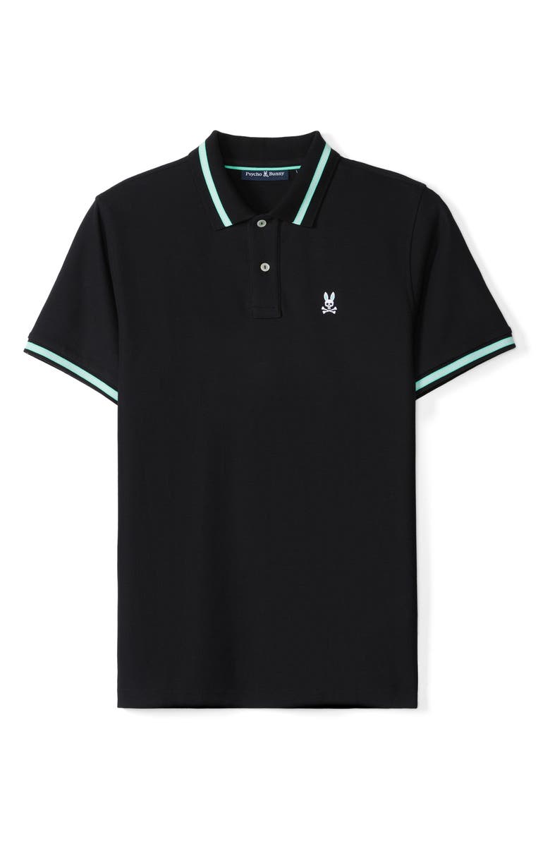 Psycho Bunny Irving Tipped Piqué Polo, Alternate, color, 