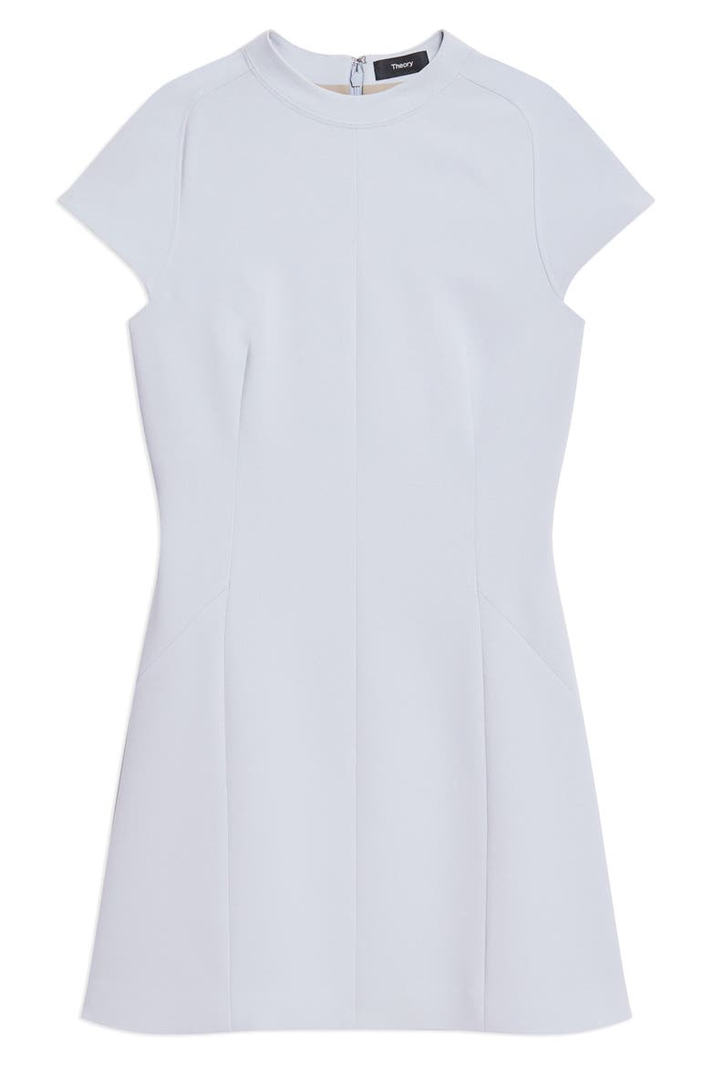 Raglan Mock Neck Shift Minidress, Alternate, color, LUNA