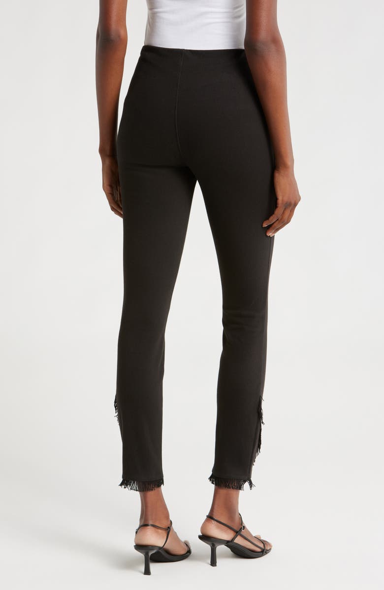 Lysse ́ Fringe Tulip Hem Denim Leggings, Alternate, color, 