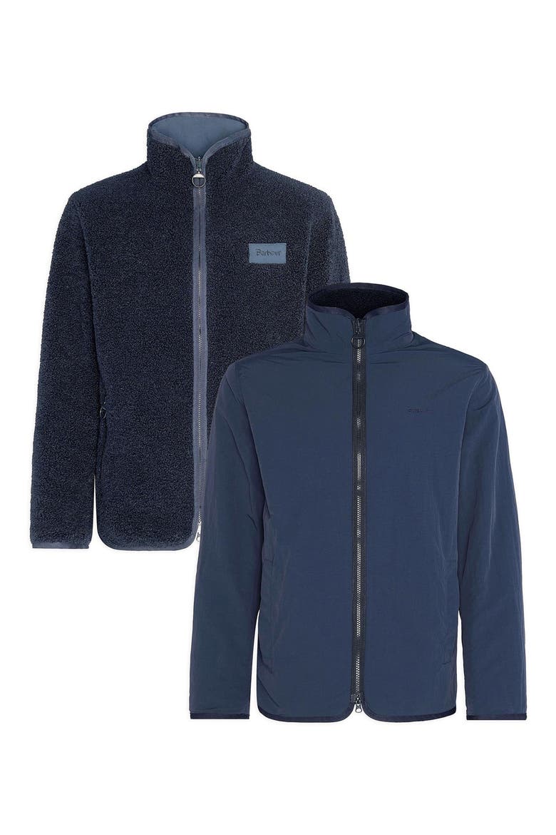 Reversible Fleece Jacket, Alternate, color, NAVY
