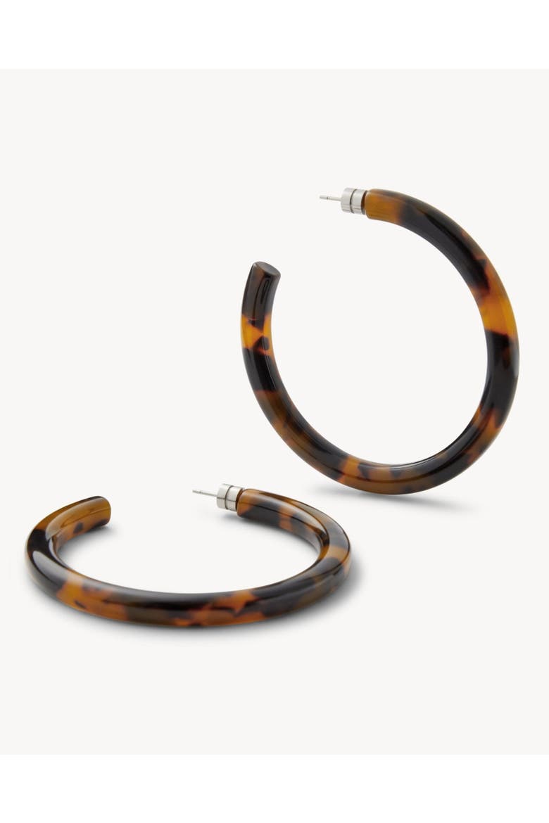 Bold Hoops, Alternate, color, Classic Tortoise