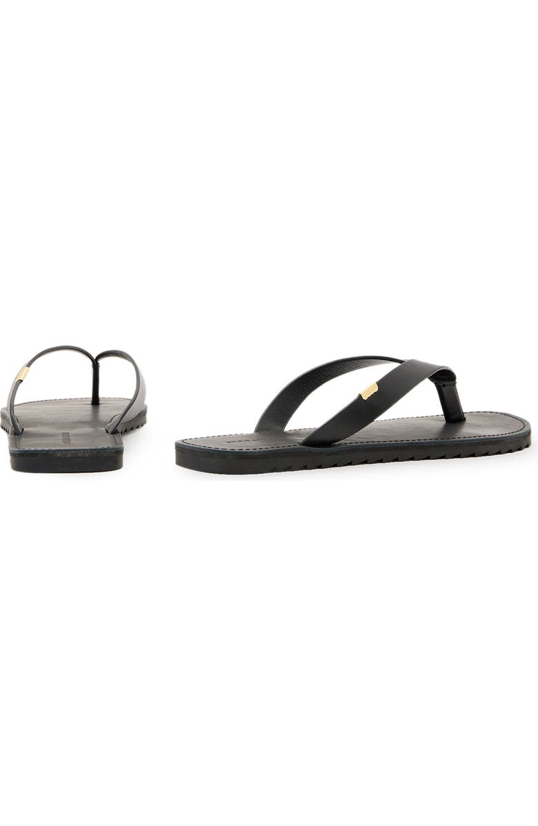 AllSaints Sydney Flip Flop, Alternate, color, Black