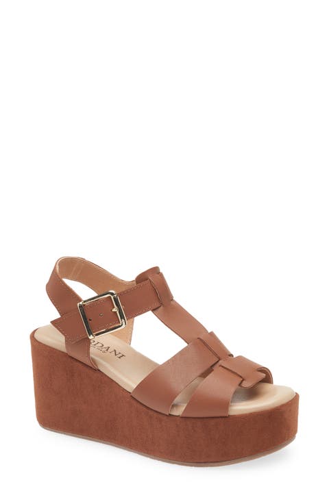 Jordynn Ankle Strap Platform Wedge Sandal (Women)