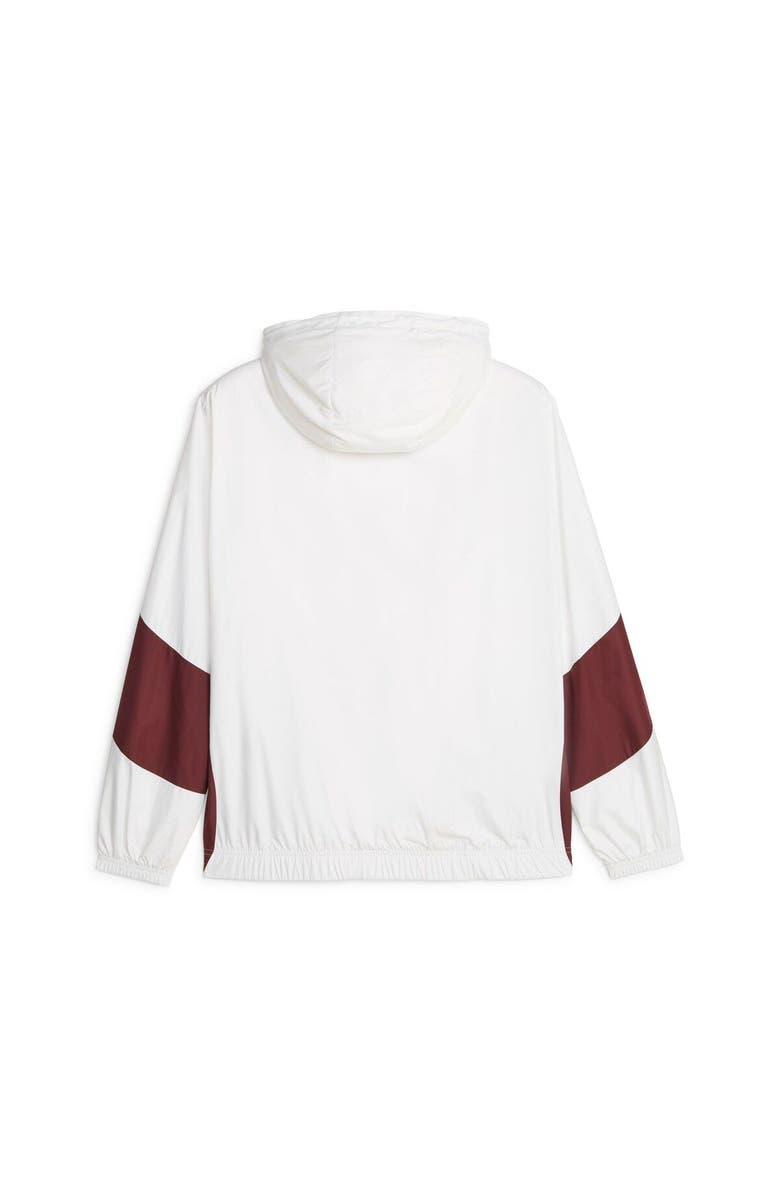 PUMA Men's Puma White Manchester City 2023/24 Pre-Match Anthem Full-Zip Hoodie Jacket, Alternate, color, White