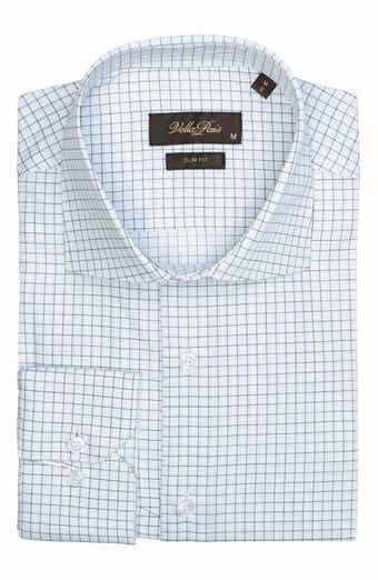 VELLAPAIS Barron Slim Fit Cotton Dress Shirt