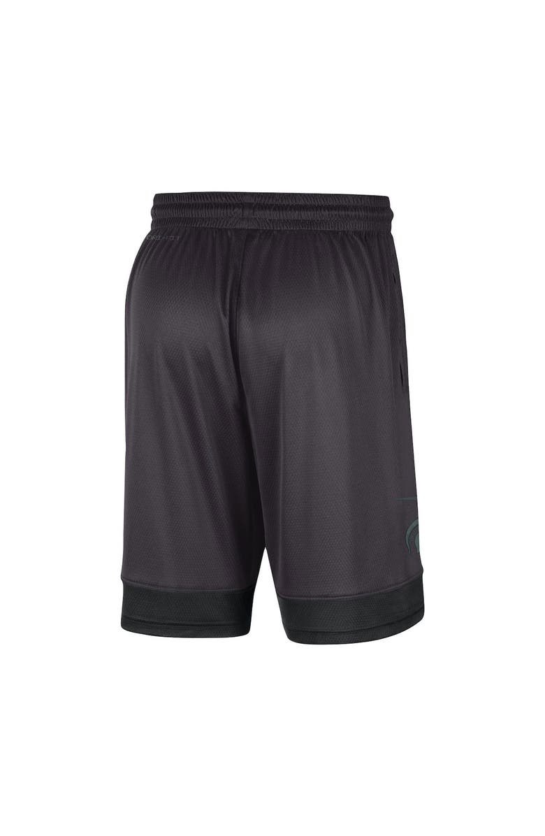 Nike Men's Nike Charcoal Michigan State Spartans Performance Fast Break Shorts, Alternate, color, Charcoal