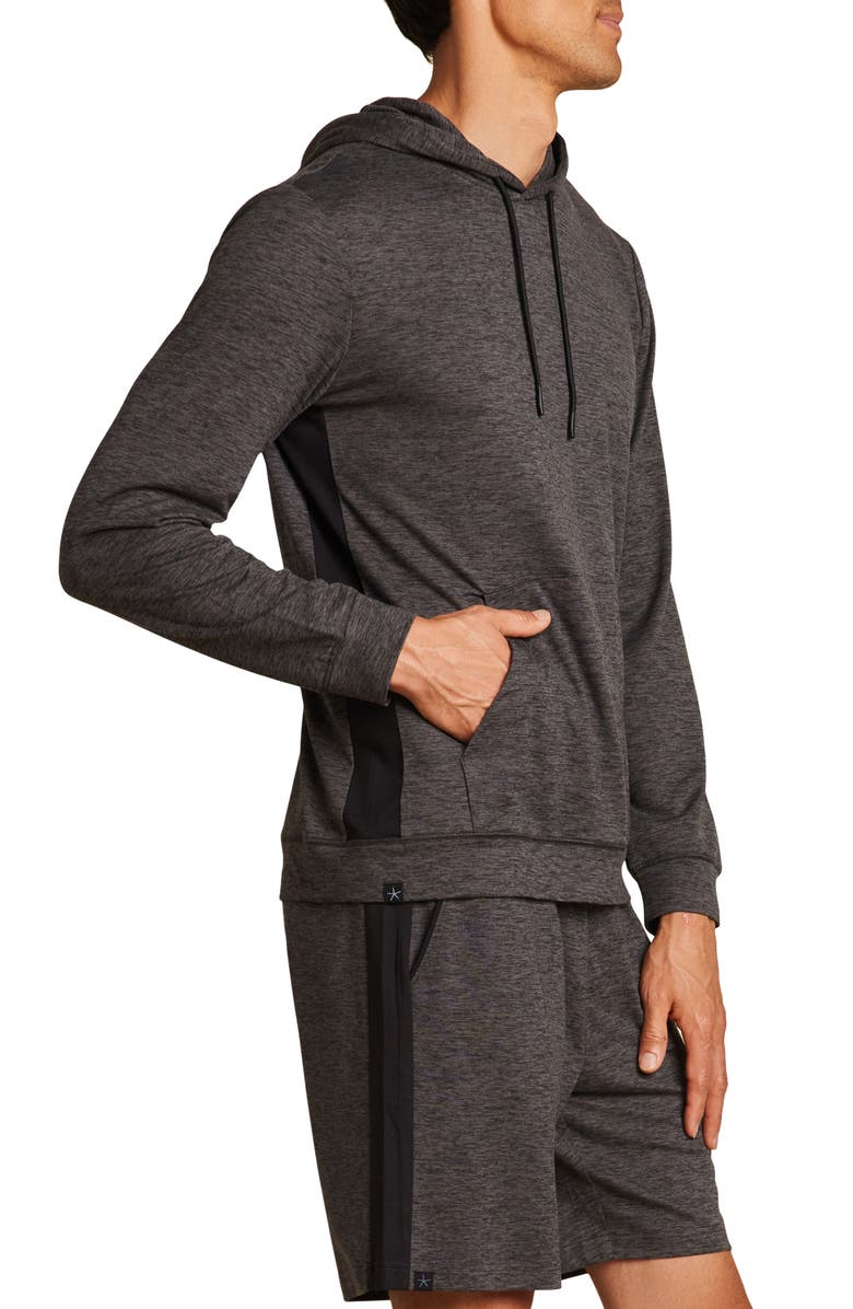 Barefoot Dreams<sup>®</sup> Malibu Collection<sup>®</sup> Butterchic Hoodie, Alternate, color, Heather Carbon