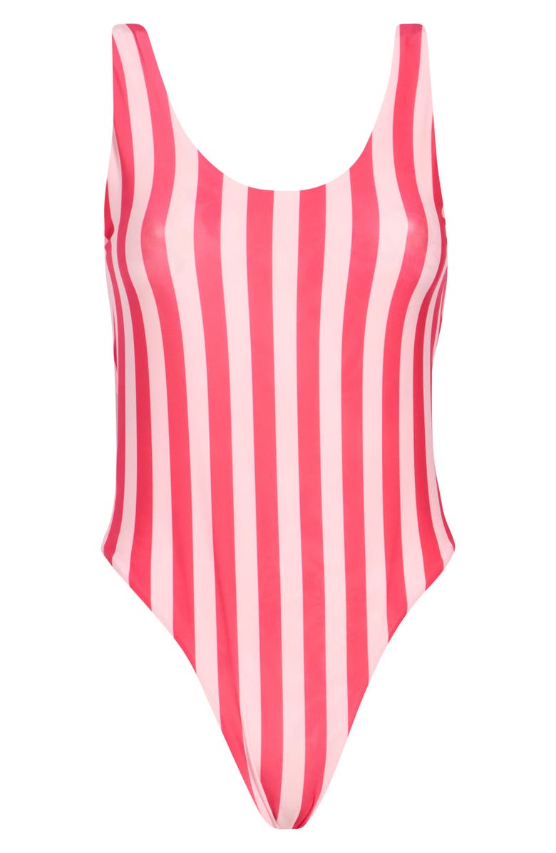 Maaji Claire Reversible One-Piece Swimsuit, Main, color, Red